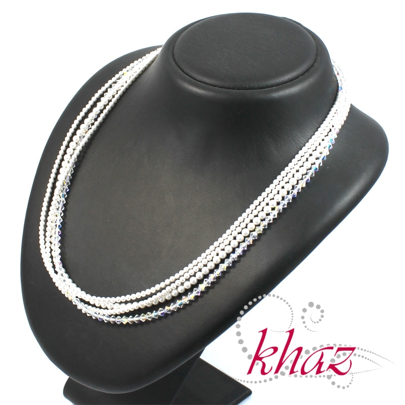 Khaz - Fron Pearl - Białe perły i kryształy