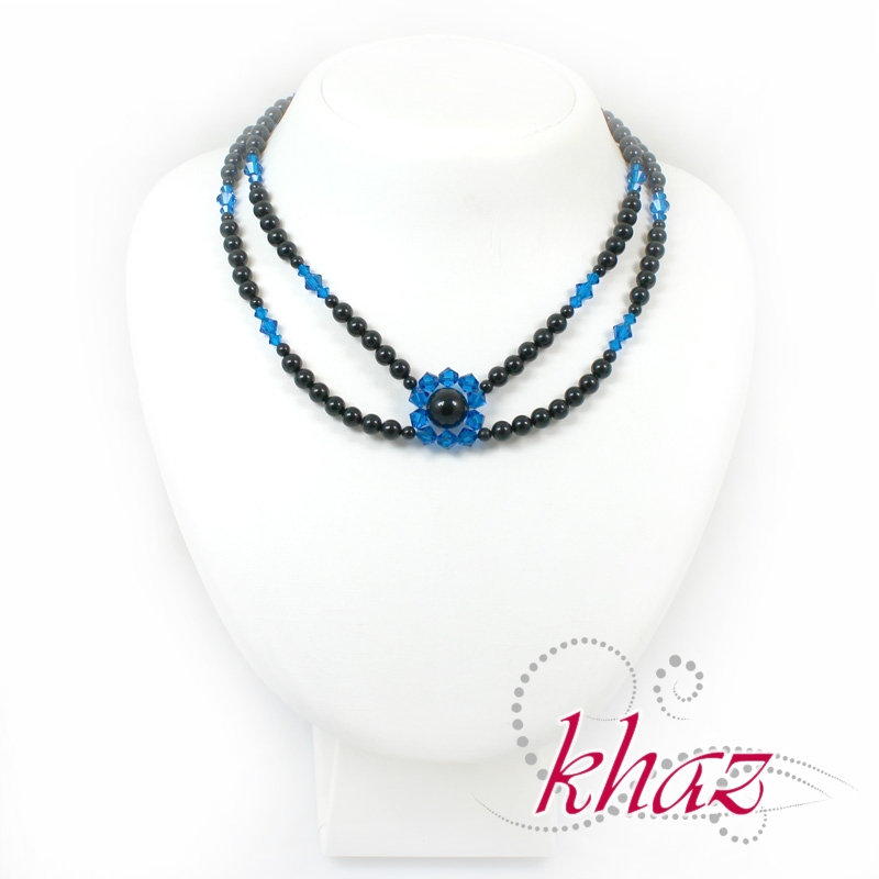 Kolekcja Ring Pearl - Czarne perły - Capri Blue