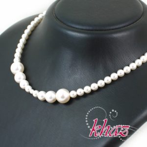 Naszyjniki Von Pearl - białe perły