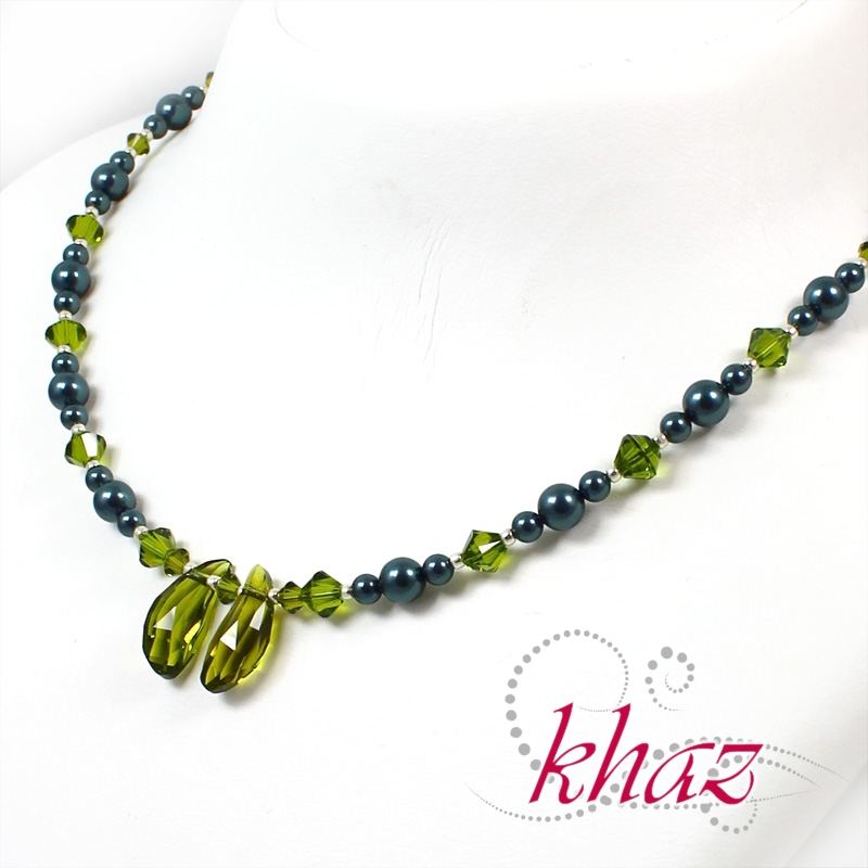 Kolekcja Kari Pearl - zielone kryształy
