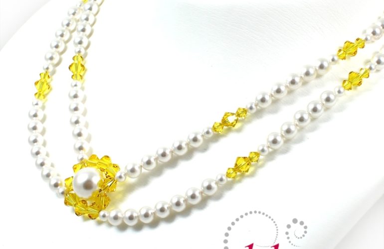 Kolekcja Ring Pearl - białe perły